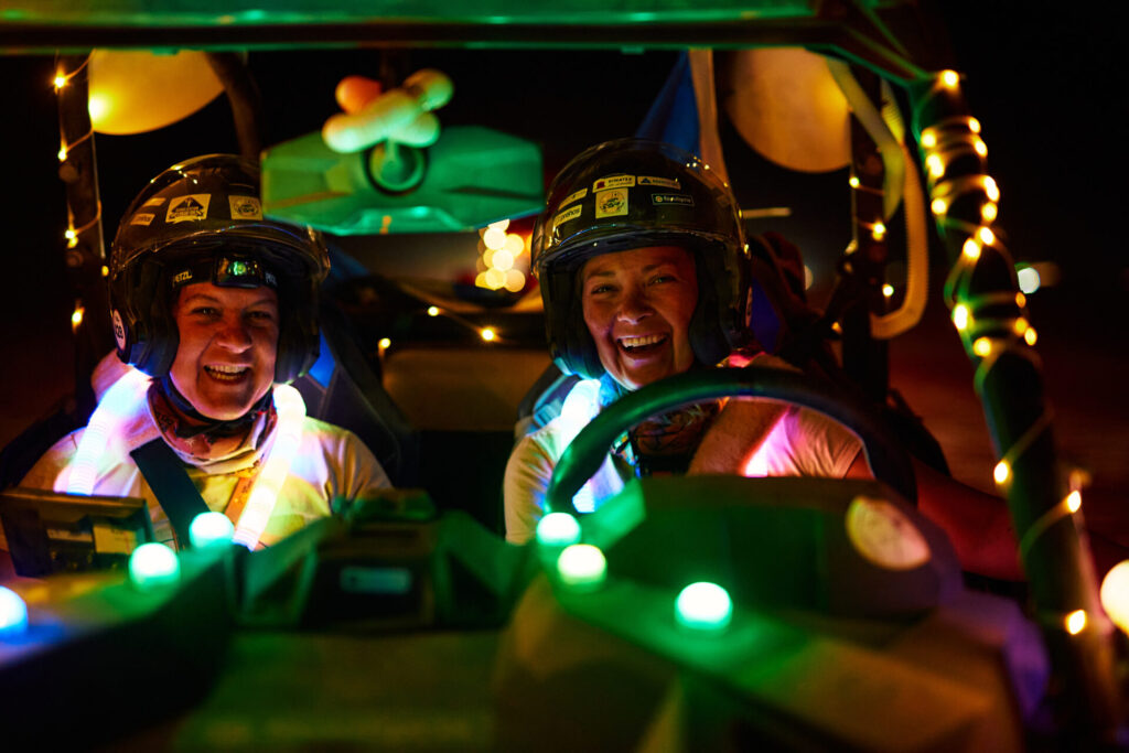 étape de nuit du rallye roses des sables 2026
