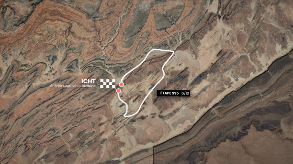 étape 5 rallye roses des sables 2026